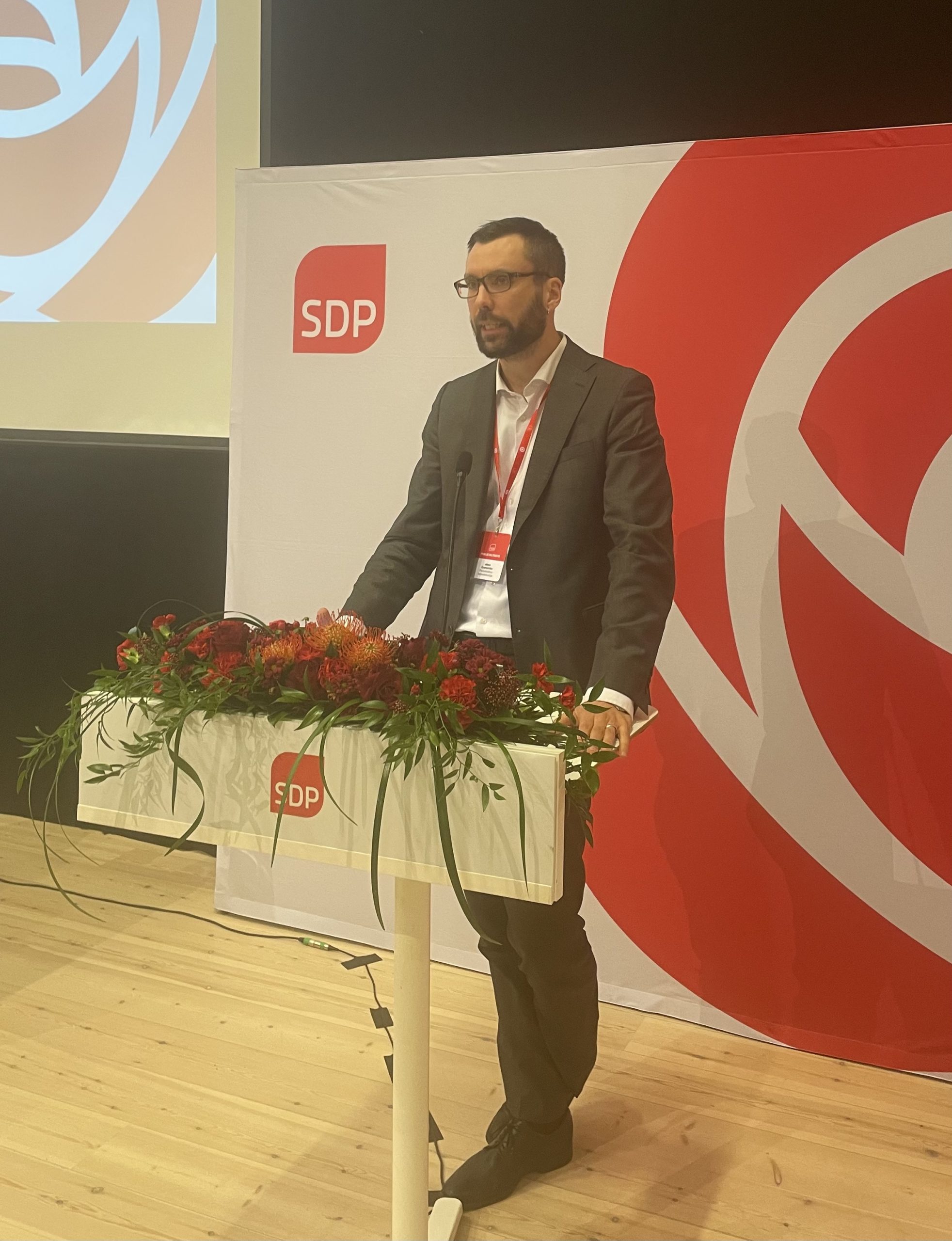 JOHAN KVARNSTRÖMS TAL PÅ PARTIFULLMÄKTIGE 19.11.2022 I VILLMANSTRAND