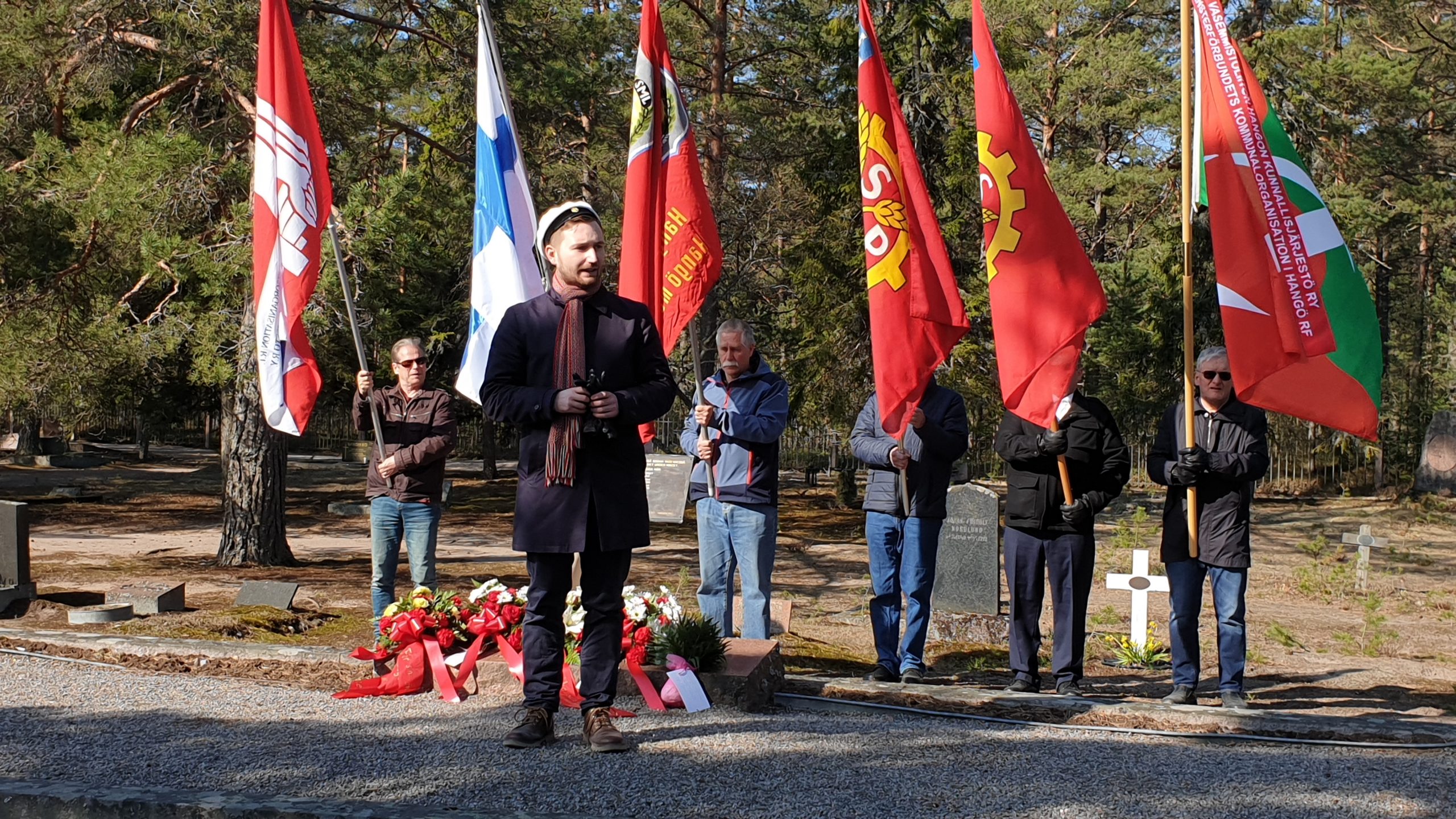 EU-valskandidat Tomi Kontkanens första maj tal